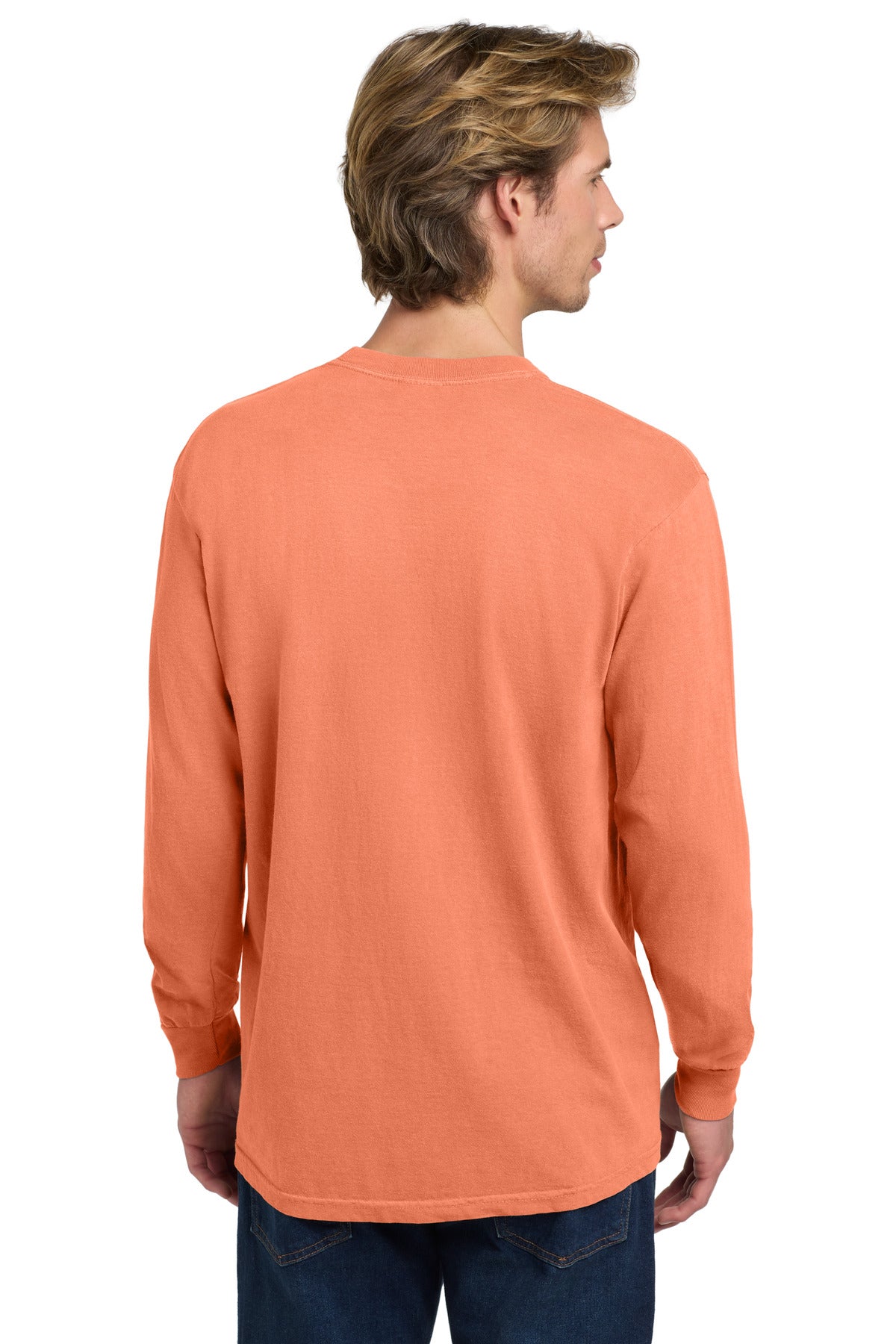COMFORT COLORS  Heavyweight Ring Spun Long Sleeve Tee - Melon