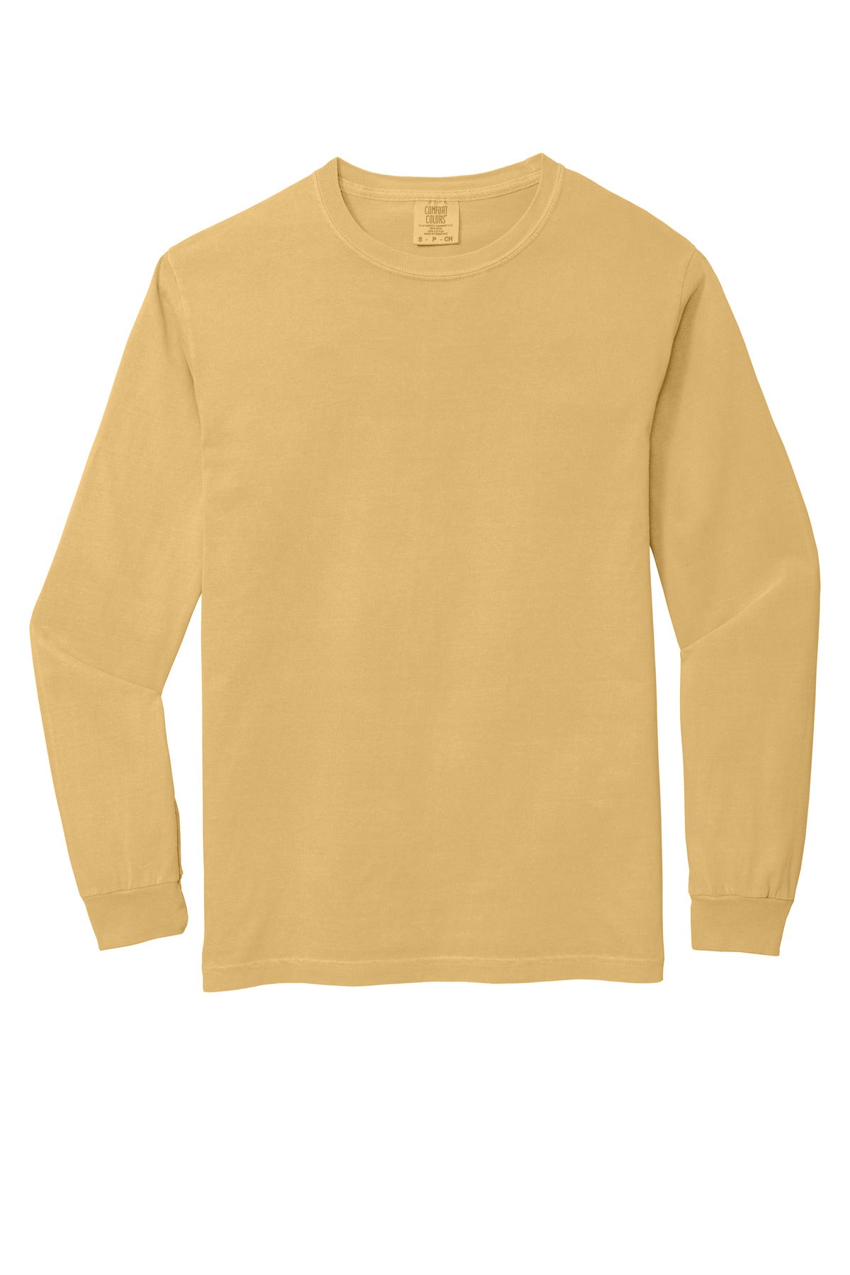 COMFORT COLORS  Heavyweight Ring Spun Long Sleeve Tee - Mustard