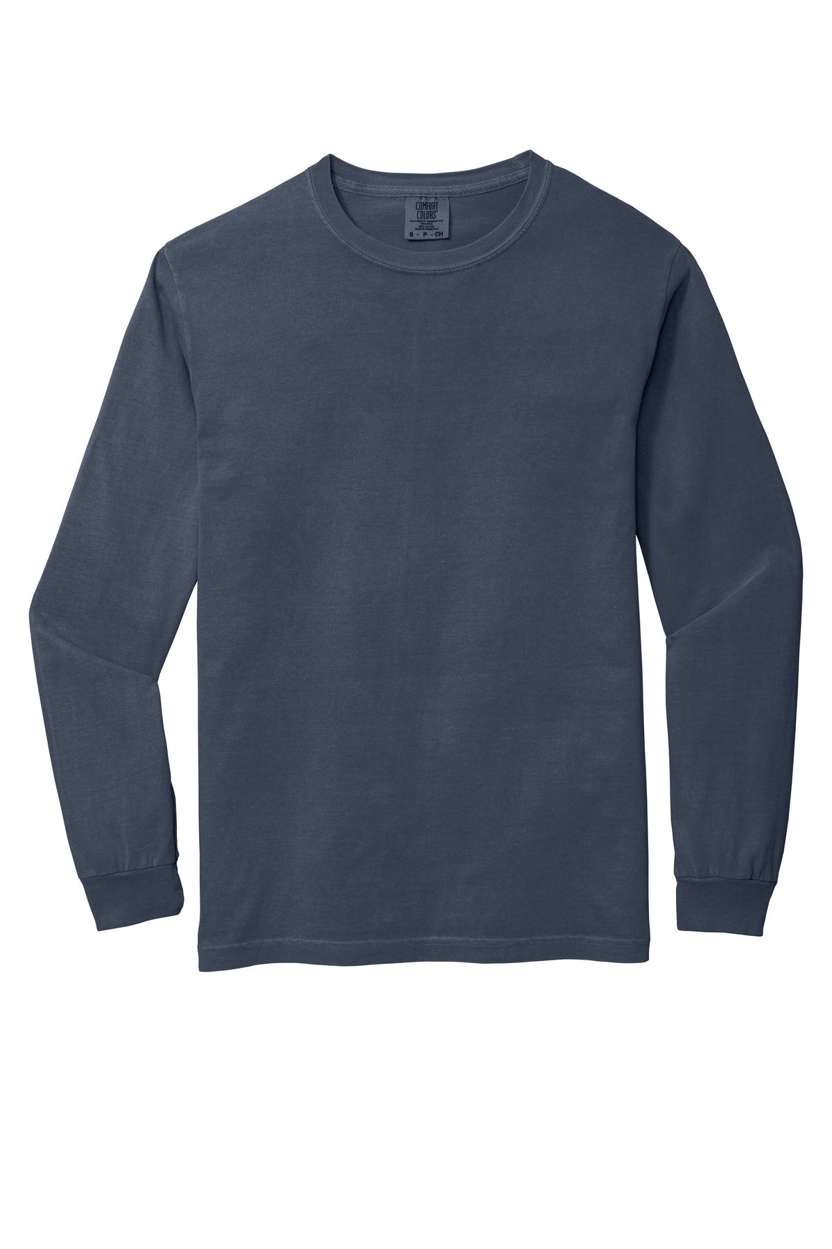 COMFORT COLORS  Heavyweight Ring Spun Long Sleeve Tee - Navy