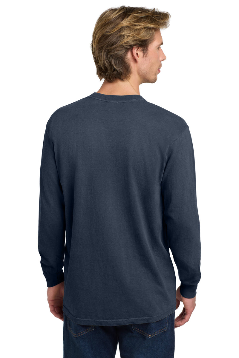 COMFORT COLORS  Heavyweight Ring Spun Long Sleeve Tee - Navy