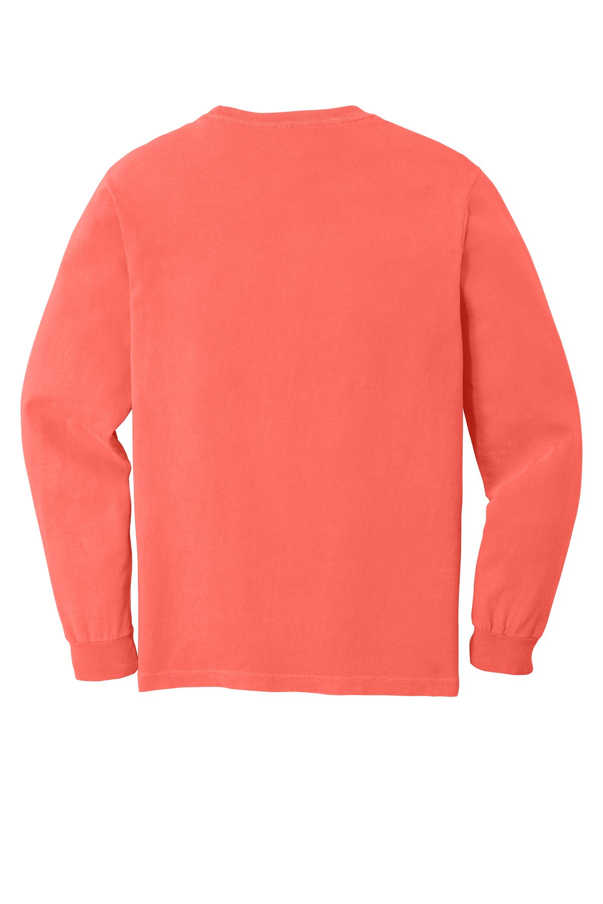 COMFORT COLORS  Heavyweight Ring Spun Long Sleeve Tee - Neon Red Orange