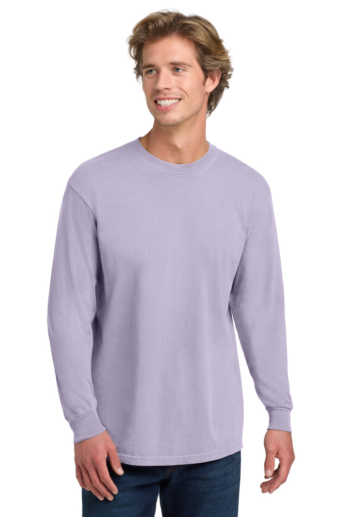 COMFORT COLORS  Heavyweight Ring Spun Long Sleeve Tee - Orchid