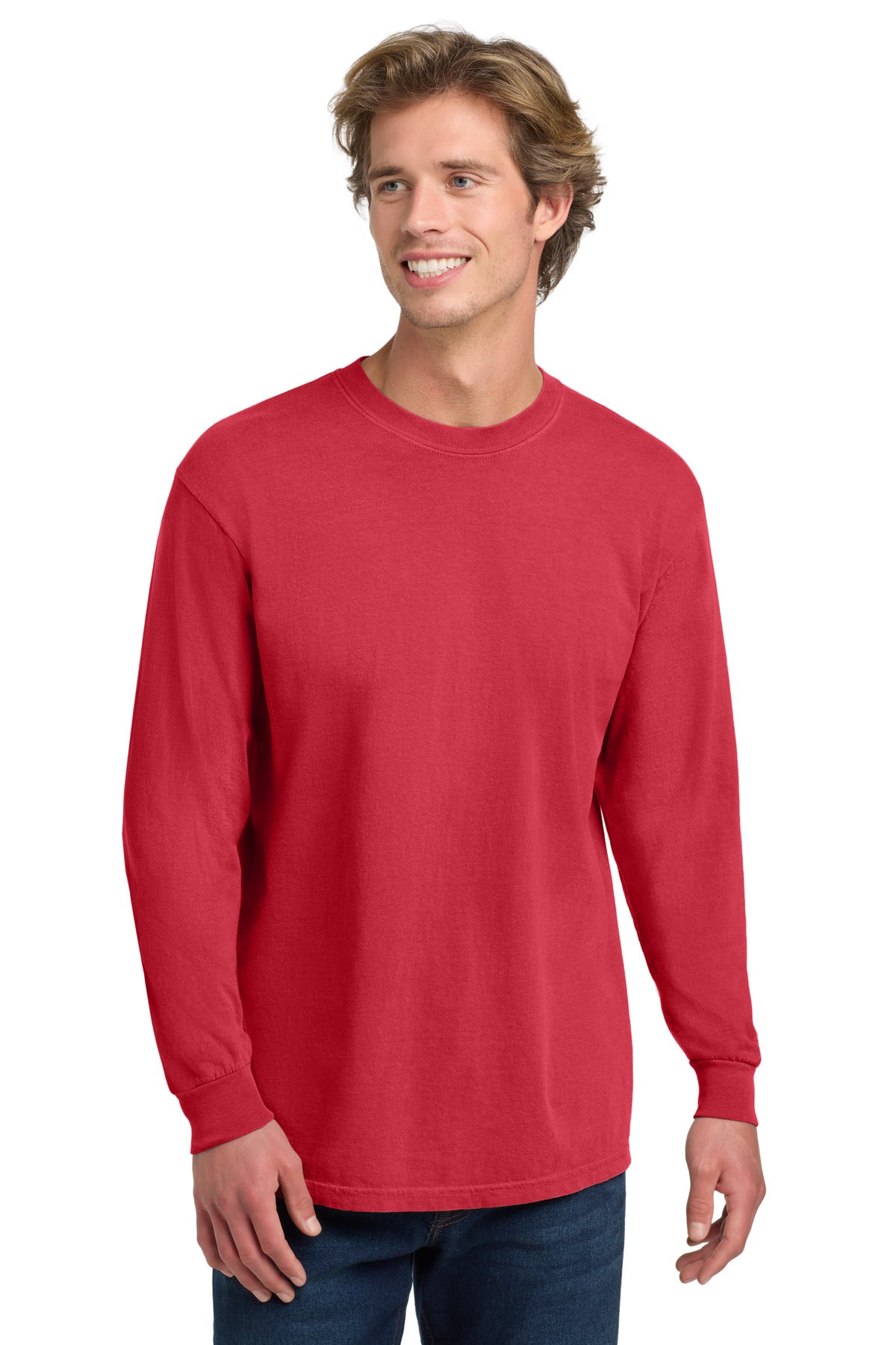 COMFORT COLORS  Heavyweight Ring Spun Long Sleeve Tee - Paprika