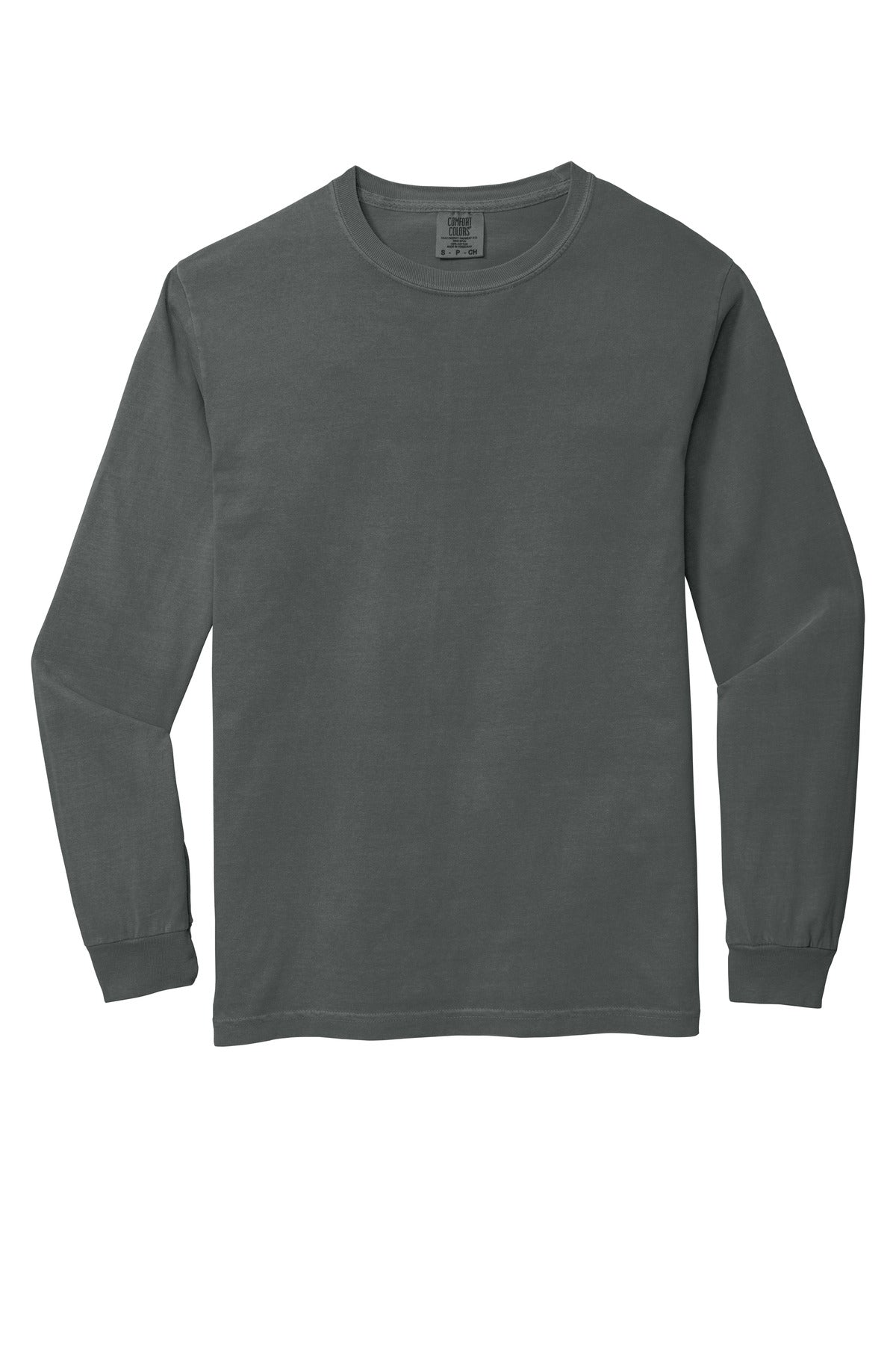 COMFORT COLORS  Heavyweight Ring Spun Long Sleeve Tee - Pepper