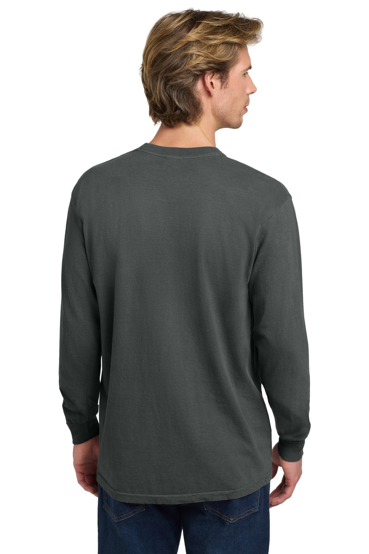 COMFORT COLORS  Heavyweight Ring Spun Long Sleeve Tee - Pepper