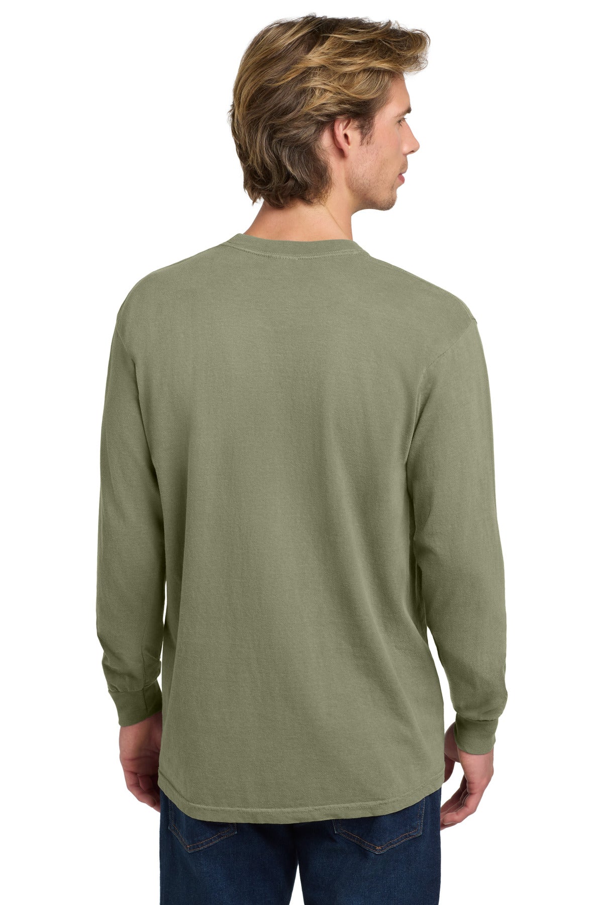 COMFORT COLORS  Heavyweight Ring Spun Long Sleeve Tee - Sandstone