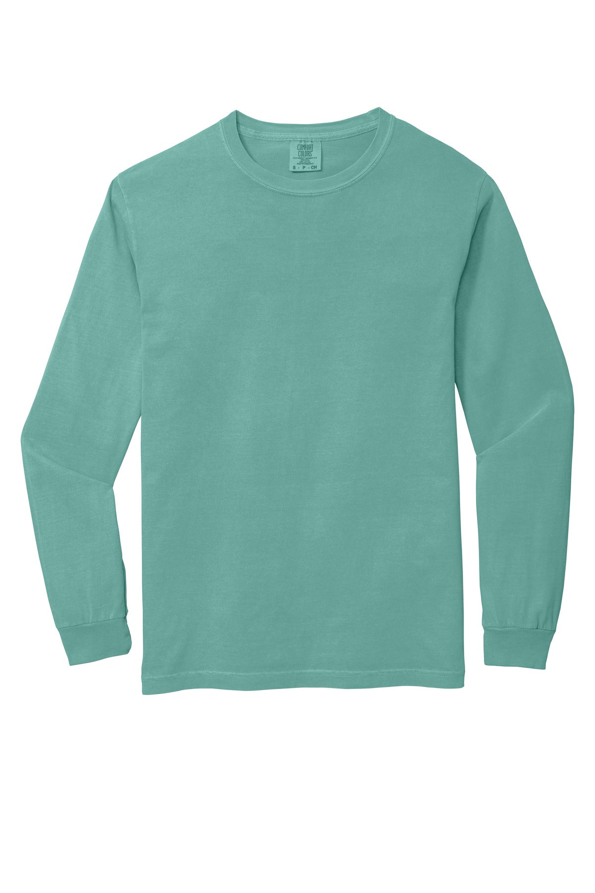 COMFORT COLORS  Heavyweight Ring Spun Long Sleeve Tee - Seafoam