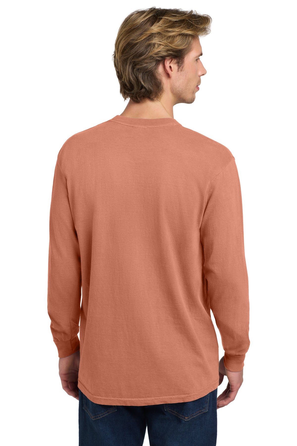 COMFORT COLORS  Heavyweight Ring Spun Long Sleeve Tee - Terracota