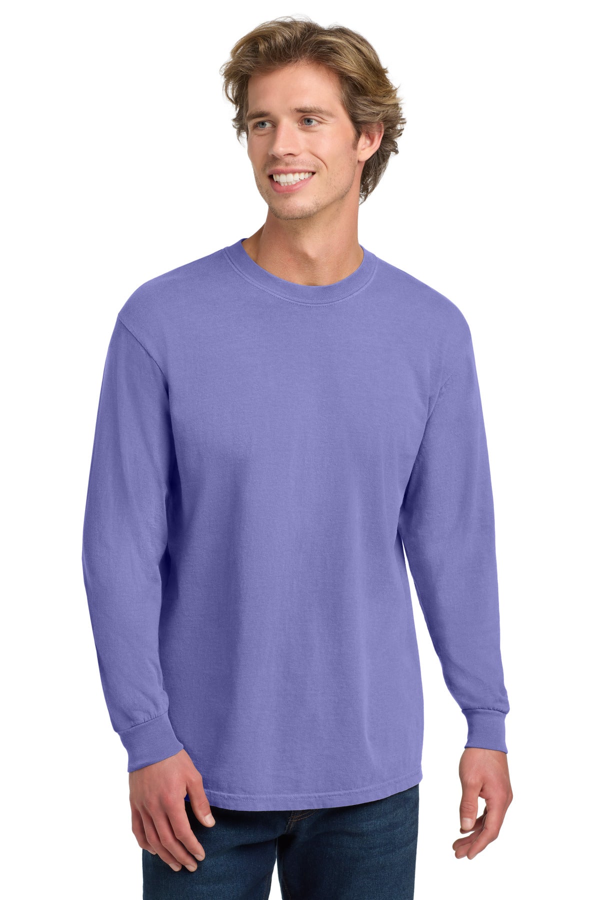 COMFORT COLORS  Heavyweight Ring Spun Long Sleeve Tee - Violet