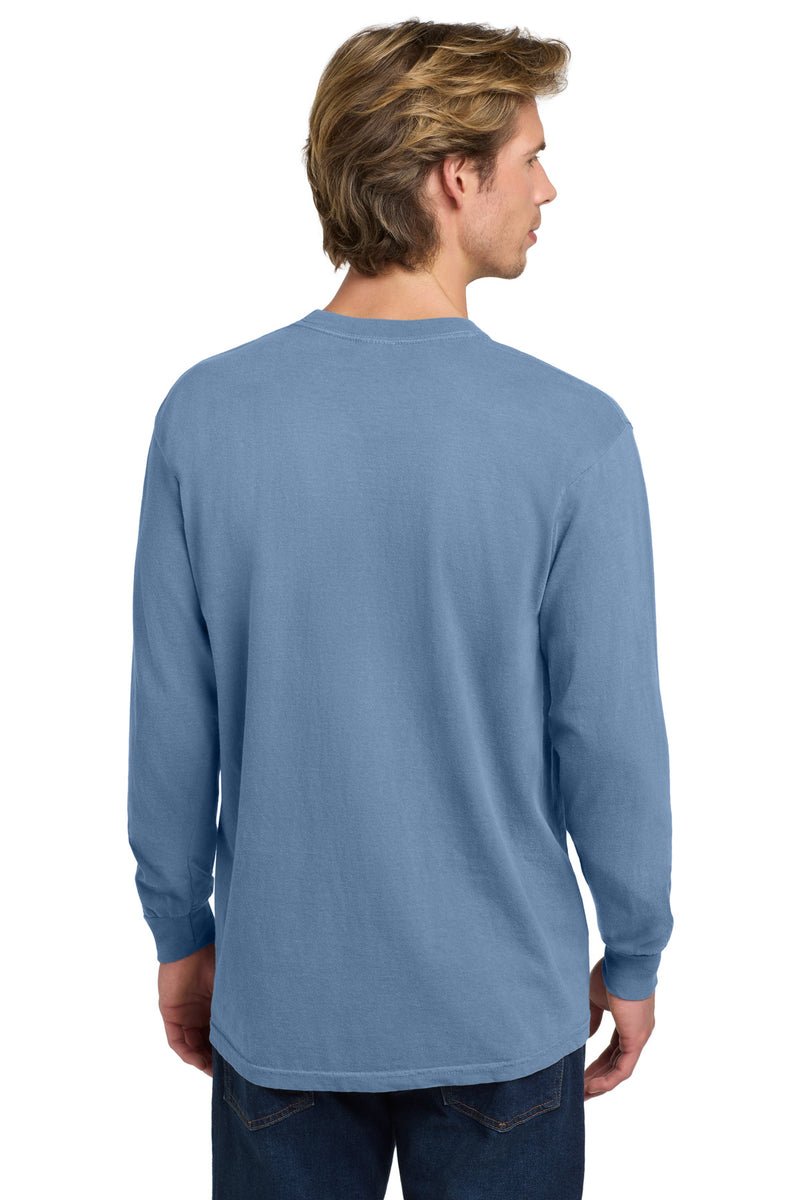 COMFORT COLORS  Heavyweight Ring Spun Long Sleeve Tee - Washed Denim