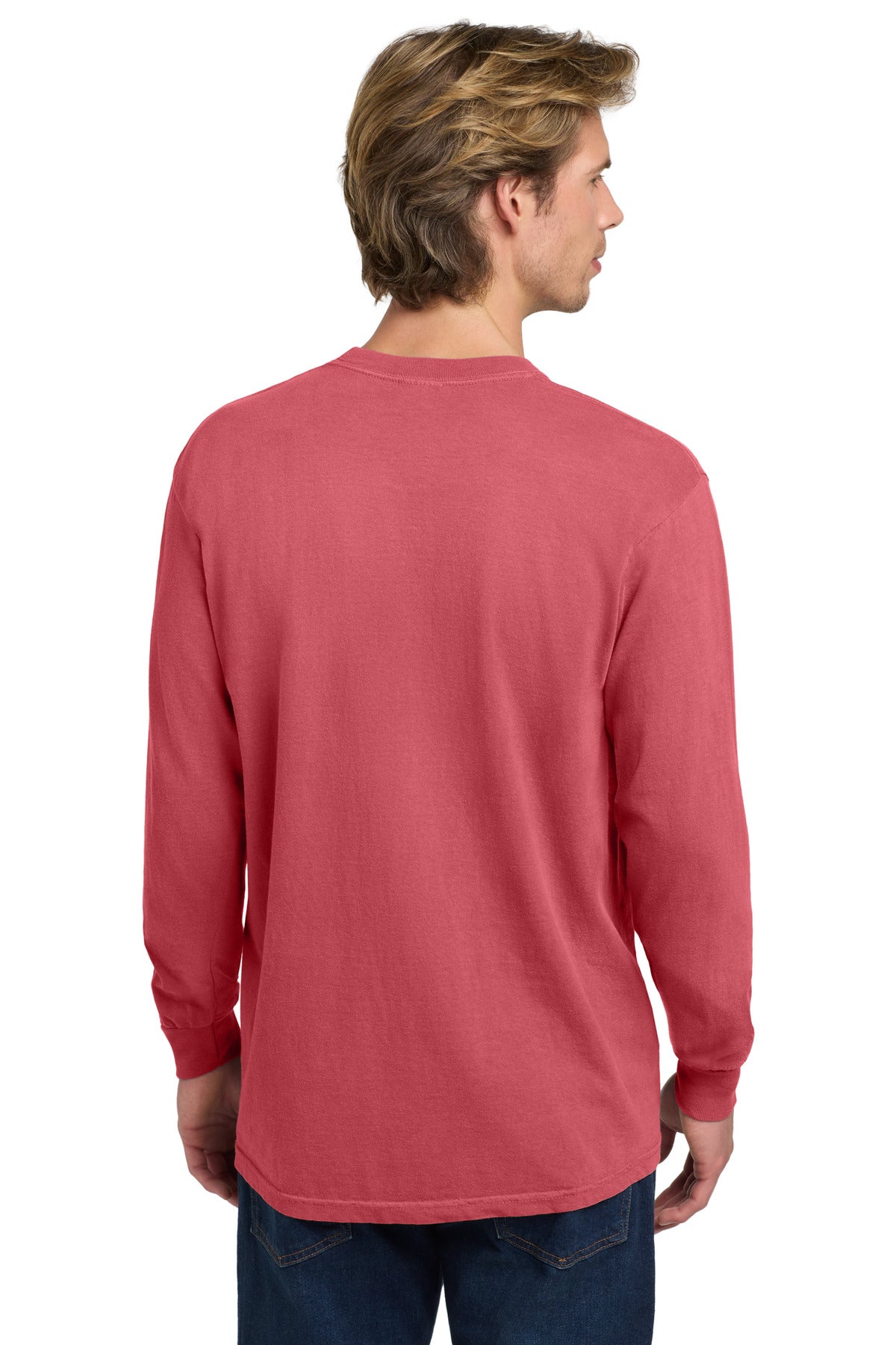COMFORT COLORS  Heavyweight Ring Spun Long Sleeve Tee - Watermelon