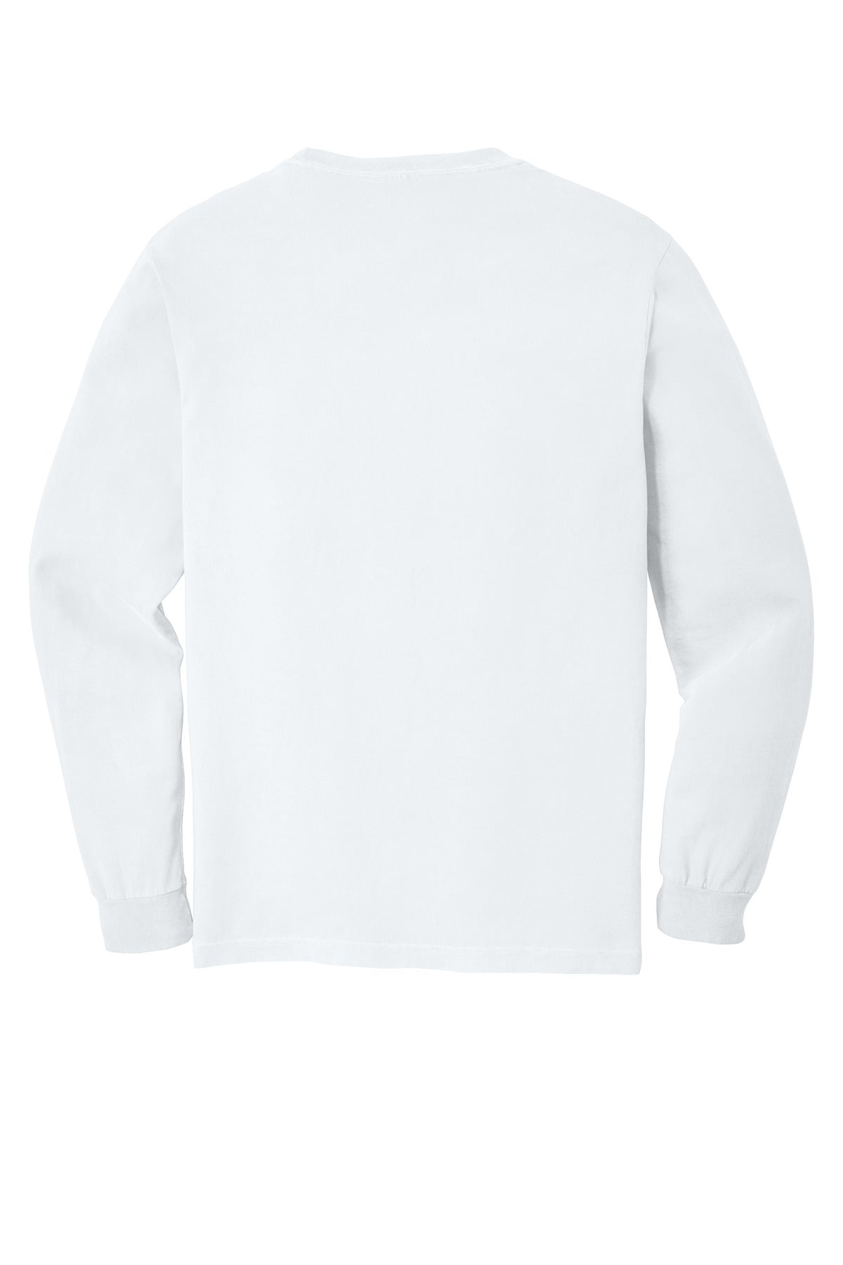 COMFORT COLORS  Heavyweight Ring Spun Long Sleeve Tee - White