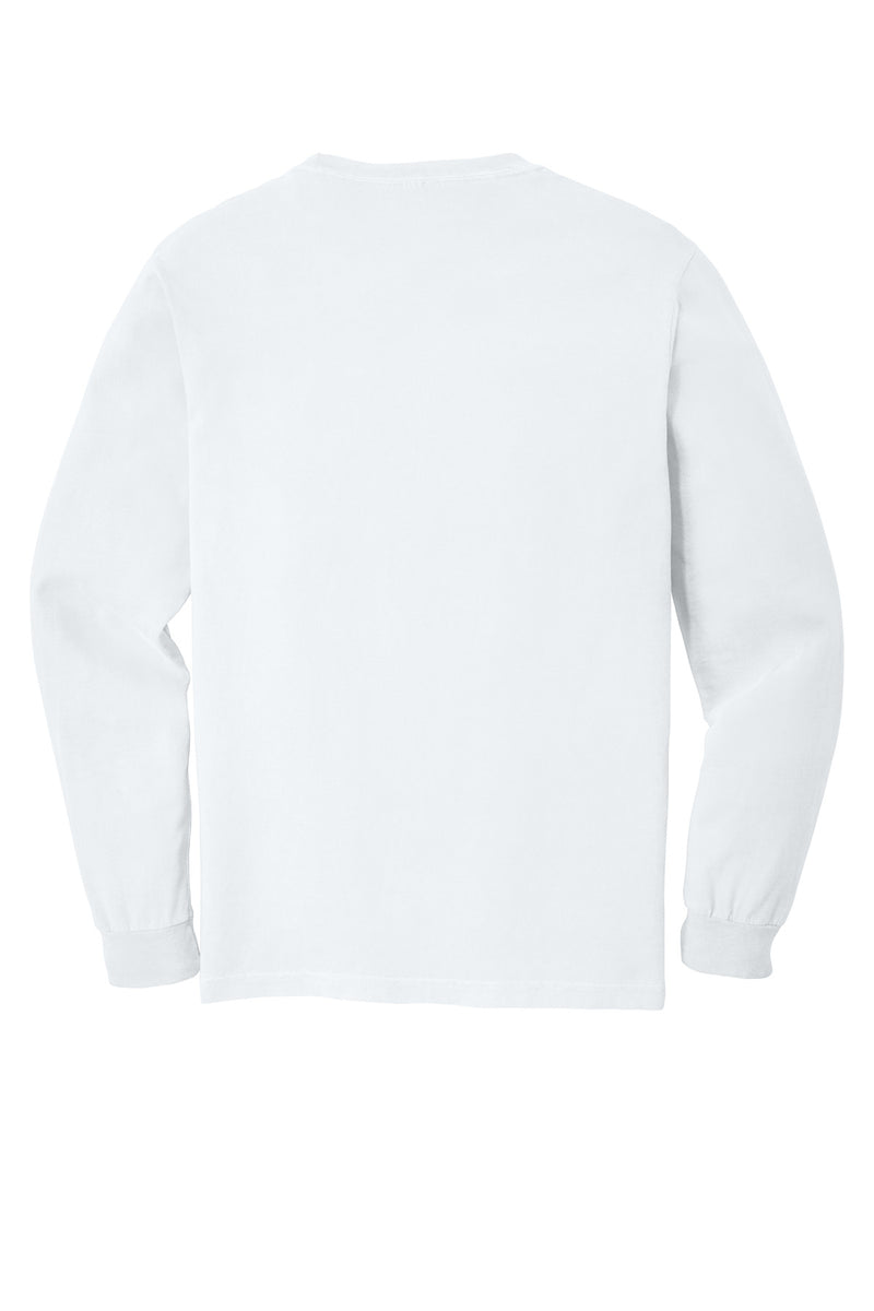 COMFORT COLORS  Heavyweight Ring Spun Long Sleeve Tee - White