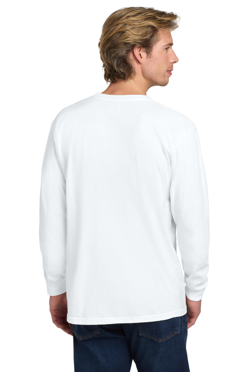 COMFORT COLORS  Heavyweight Ring Spun Long Sleeve Tee - White