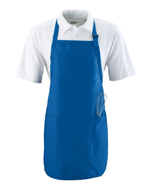 Full Length Apron with Pockets - Royal