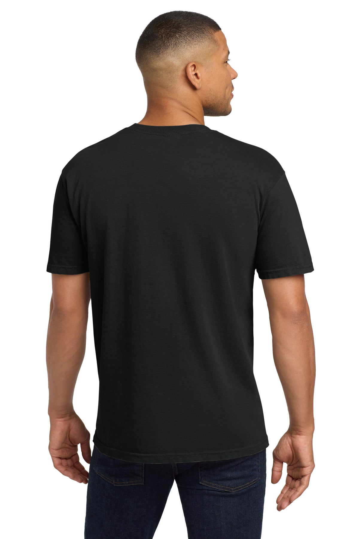 COMFORT COLORS  Heavyweight Ring Spun Pocket Tee - Black