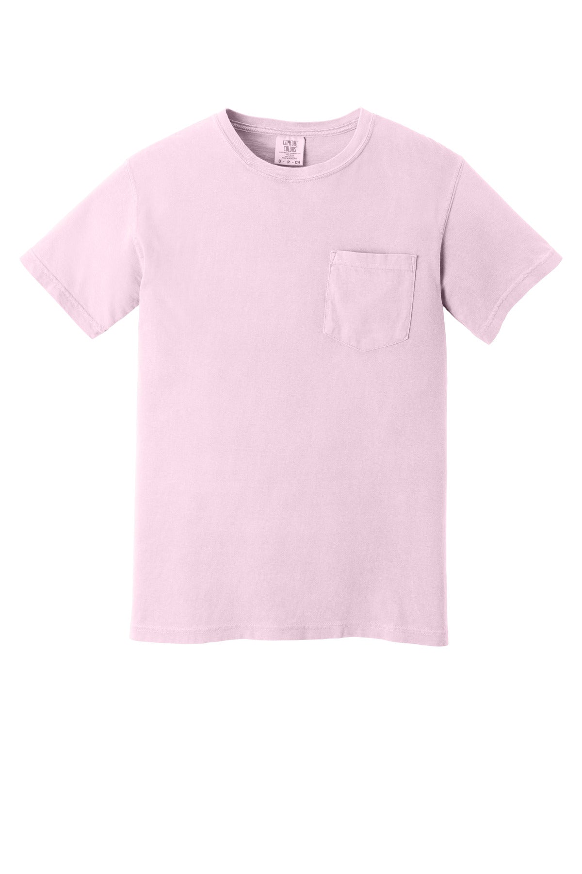 COMFORT COLORS  Heavyweight Ring Spun Pocket Tee - Blossom