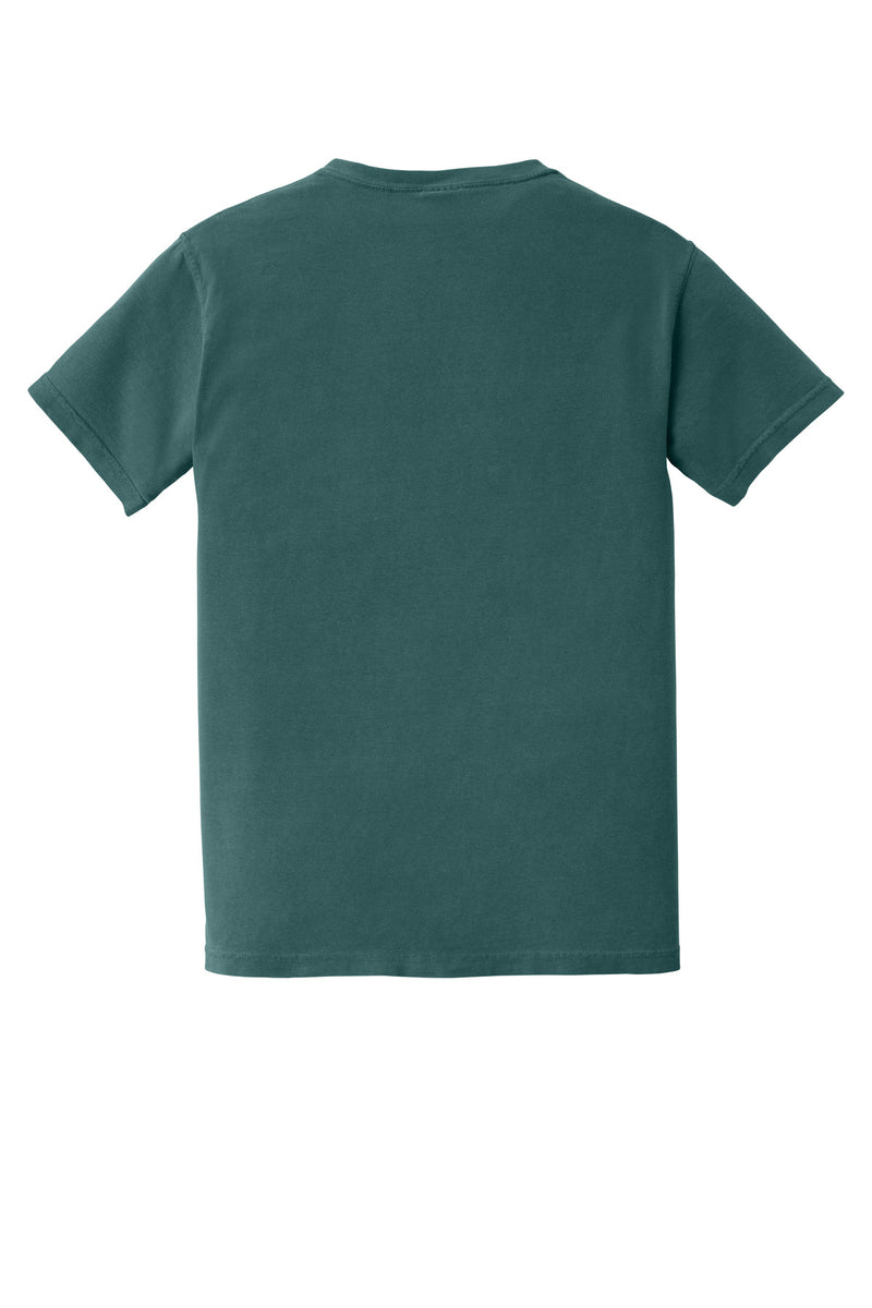 COMFORT COLORS  Heavyweight Ring Spun Pocket Tee - Blue Spruce