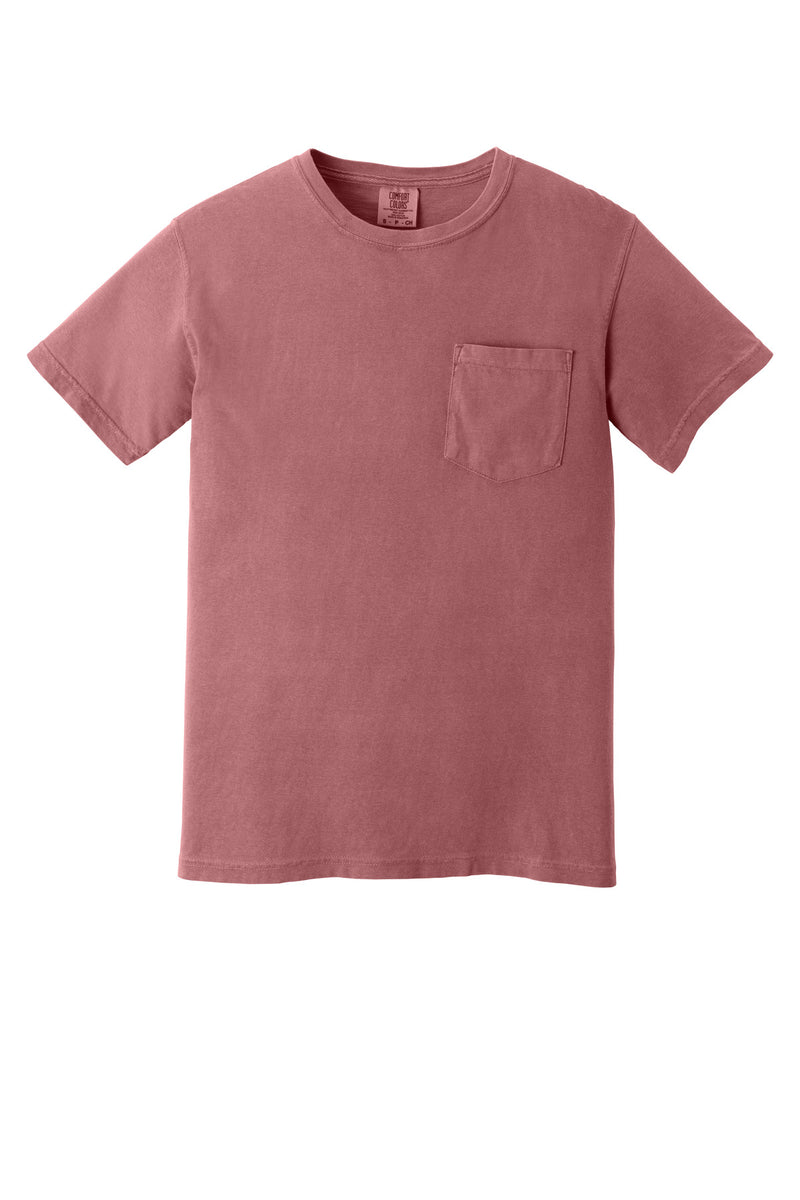 COMFORT COLORS  Heavyweight Ring Spun Pocket Tee - Brick