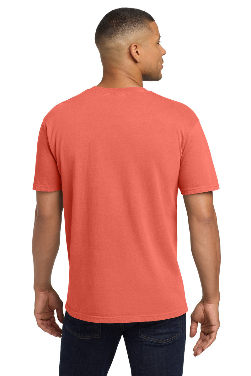 COMFORT COLORS  Heavyweight Ring Spun Pocket Tee - Bright Salmon