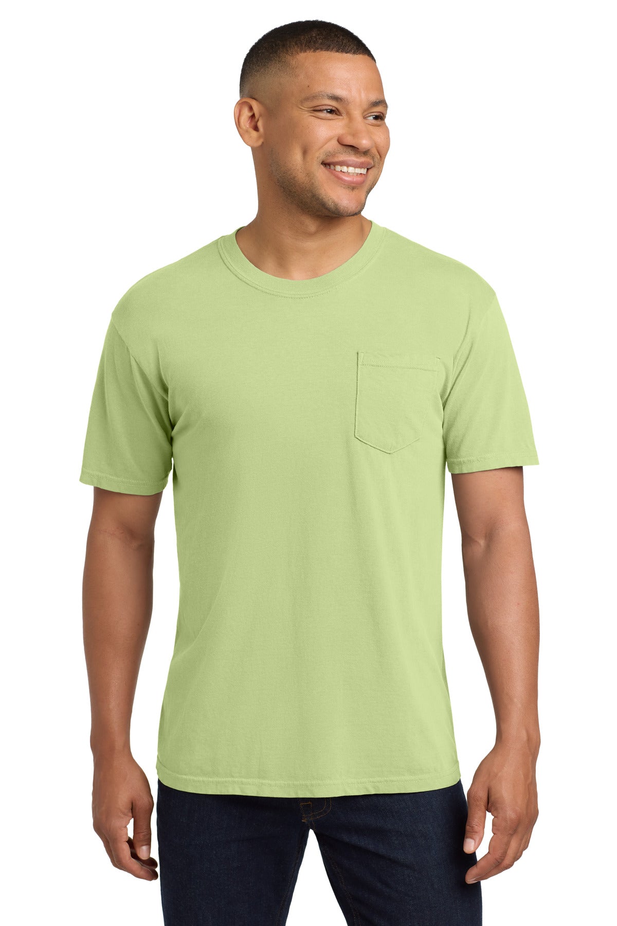 COMFORT COLORS  Heavyweight Ring Spun Pocket Tee - Celadon