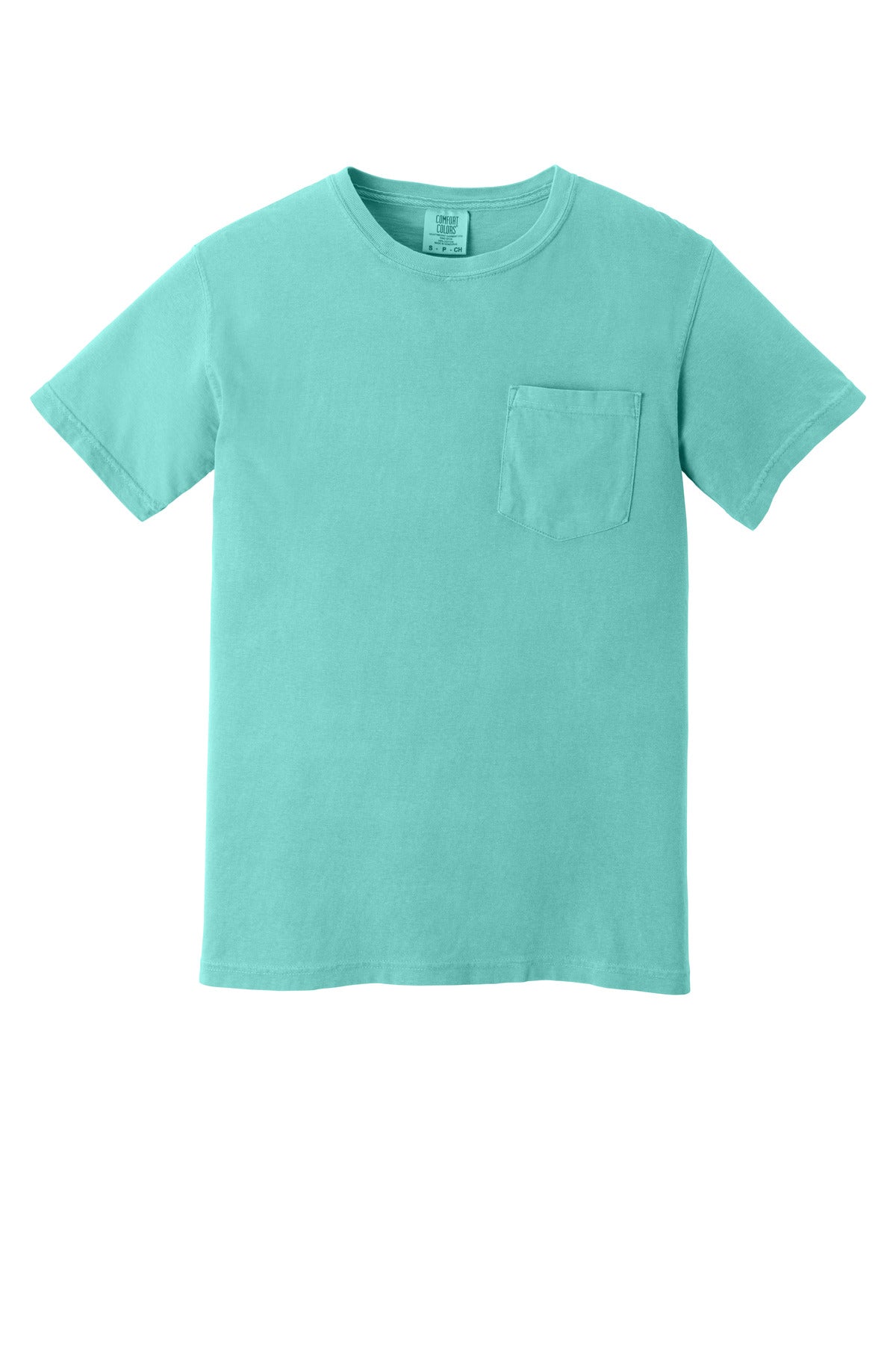 COMFORT COLORS  Heavyweight Ring Spun Pocket Tee - Chalky Mint