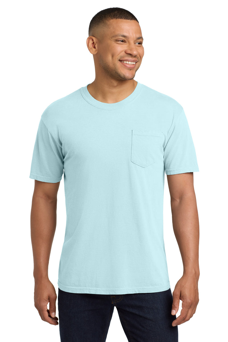 COMFORT COLORS  Heavyweight Ring Spun Pocket Tee - Chambray