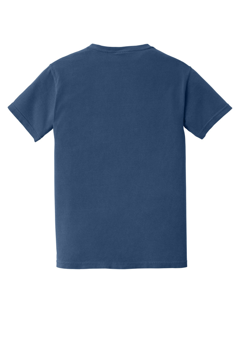 COMFORT COLORS  Heavyweight Ring Spun Pocket Tee - China Blue