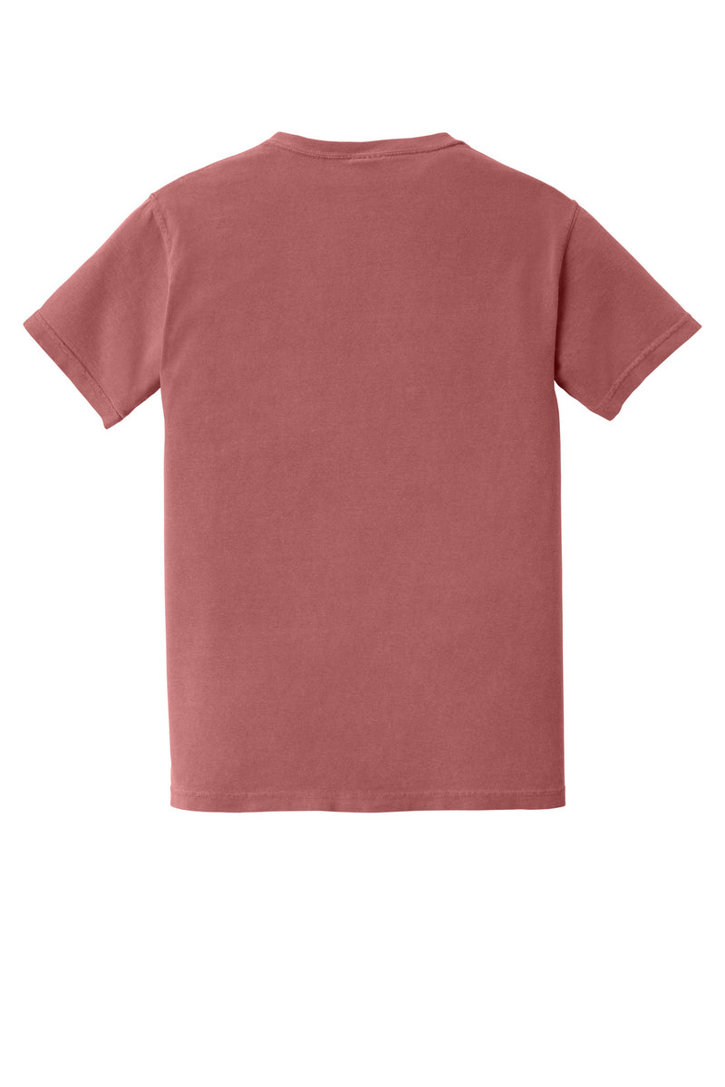 COMFORT COLORS  Heavyweight Ring Spun Pocket Tee - Crimson