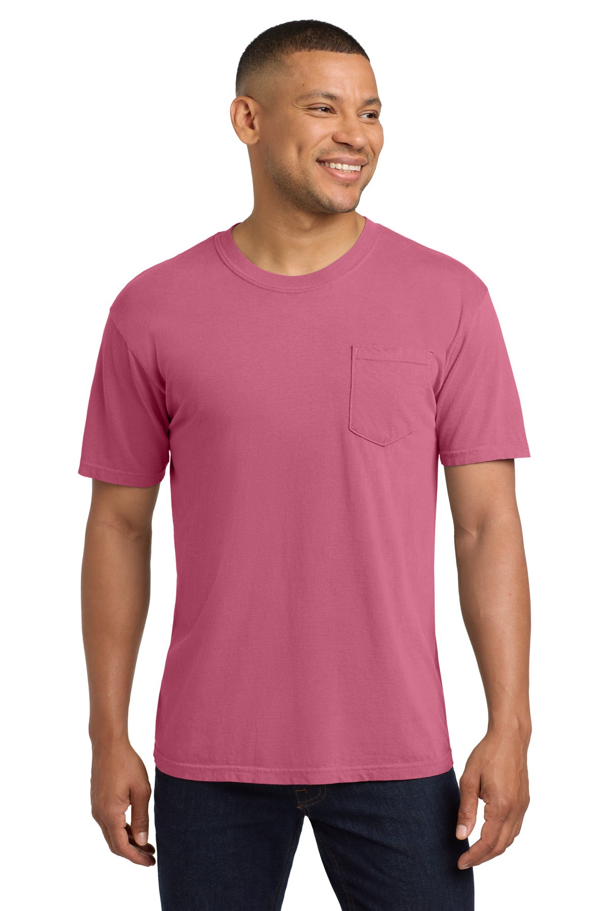 COMFORT COLORS  Heavyweight Ring Spun Pocket Tee - Crunchberry