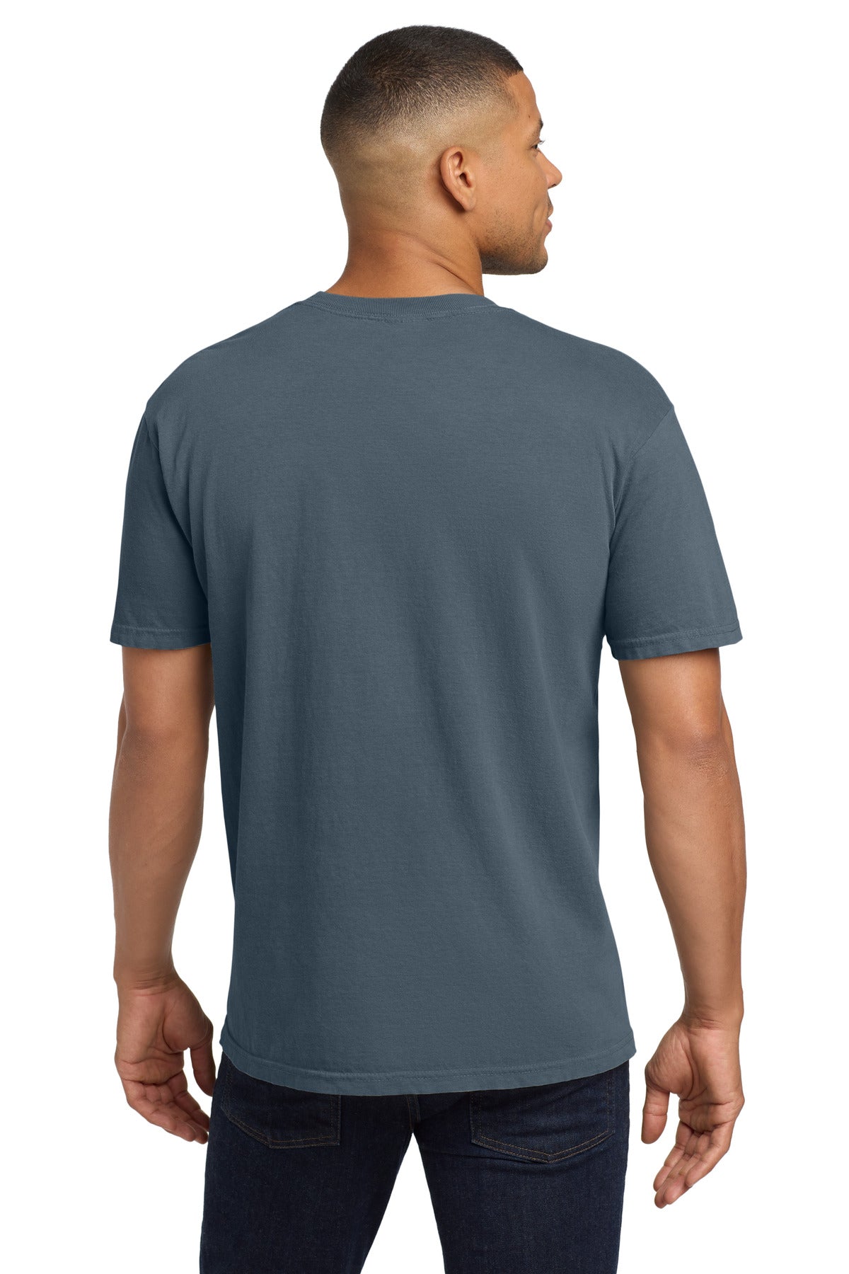 COMFORT COLORS  Heavyweight Ring Spun Pocket Tee - Denim