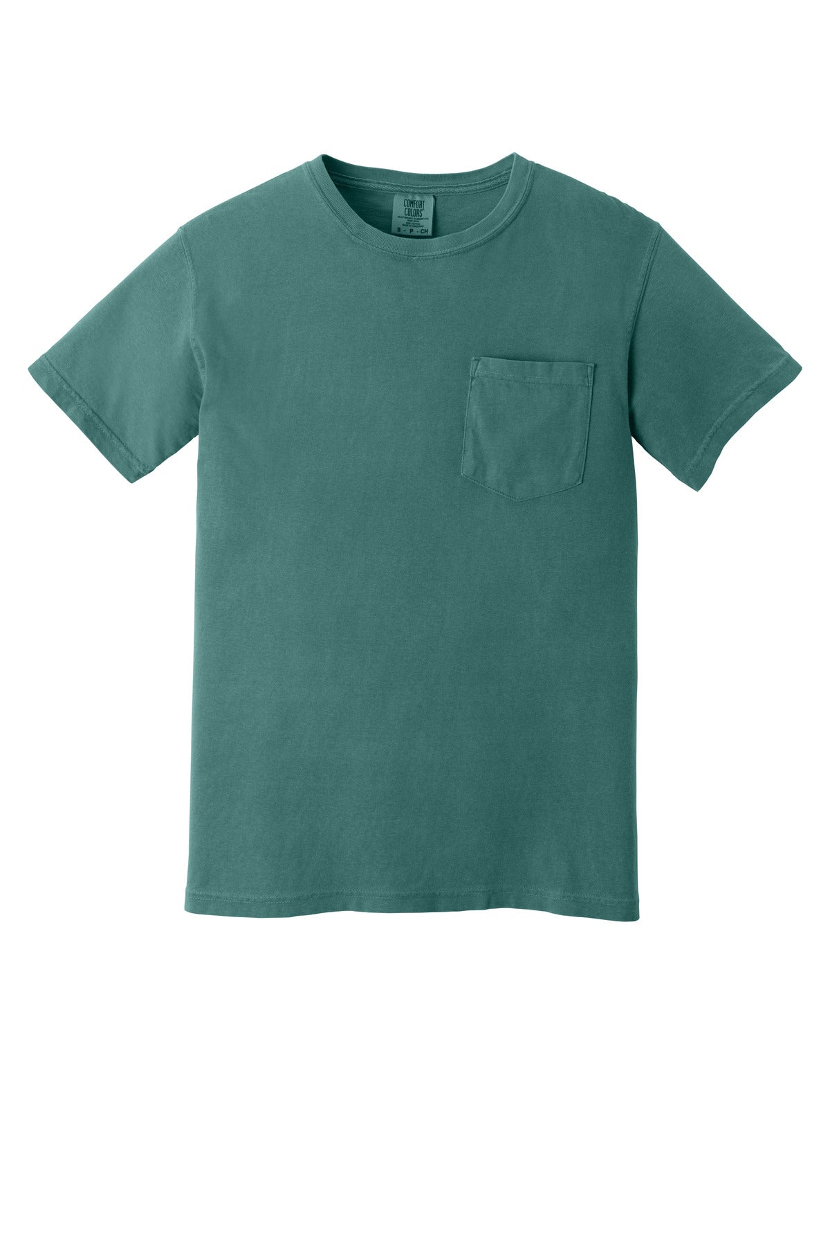 COMFORT COLORS  Heavyweight Ring Spun Pocket Tee - Emerald