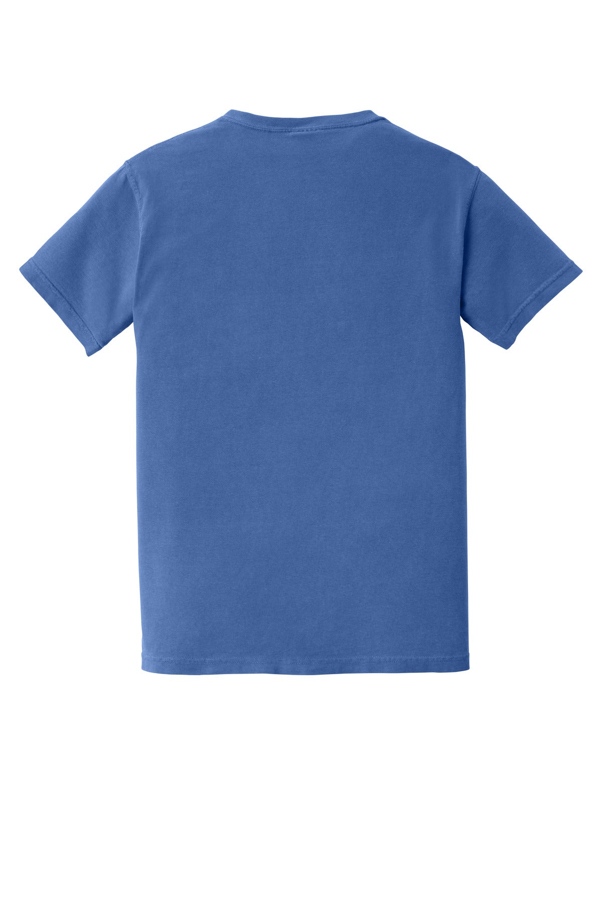 COMFORT COLORS  Heavyweight Ring Spun Pocket Tee - Flo Blue