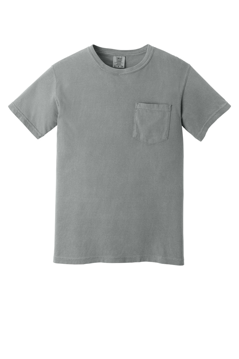 COMFORT COLORS  Heavyweight Ring Spun Pocket Tee - Granite