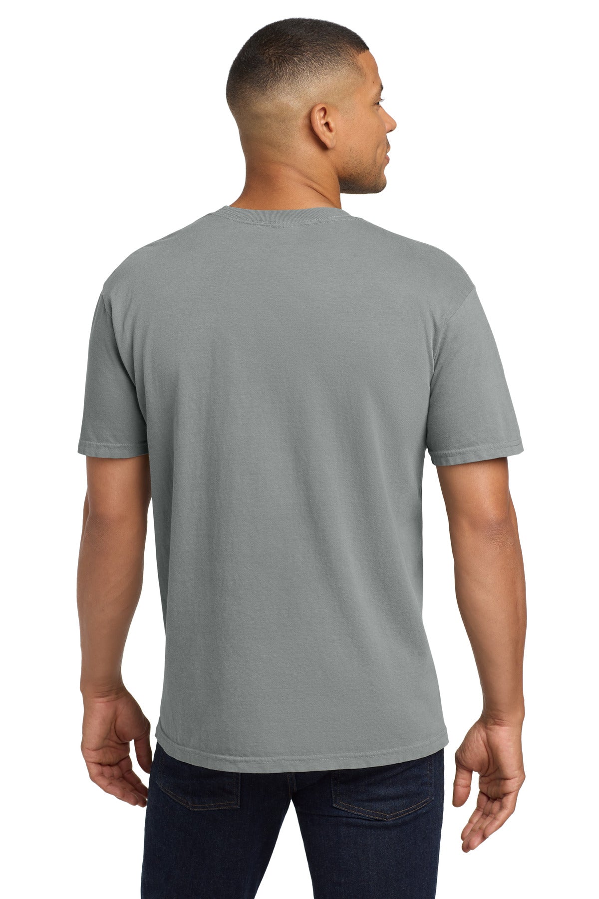 COMFORT COLORS  Heavyweight Ring Spun Pocket Tee - Granite