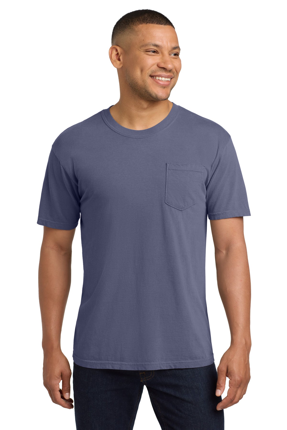 COMFORT COLORS  Heavyweight Ring Spun Pocket Tee - Grape