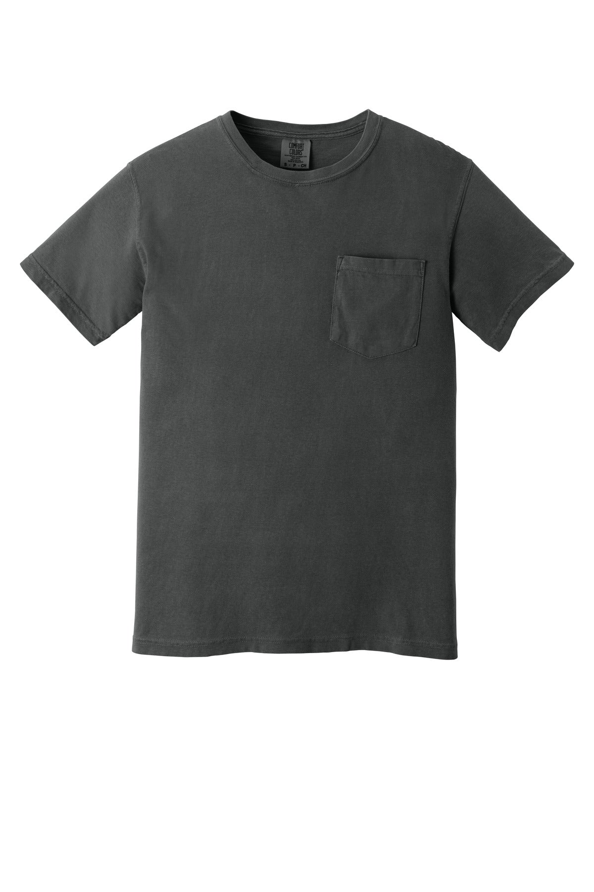 COMFORT COLORS  Heavyweight Ring Spun Pocket Tee - Graphite