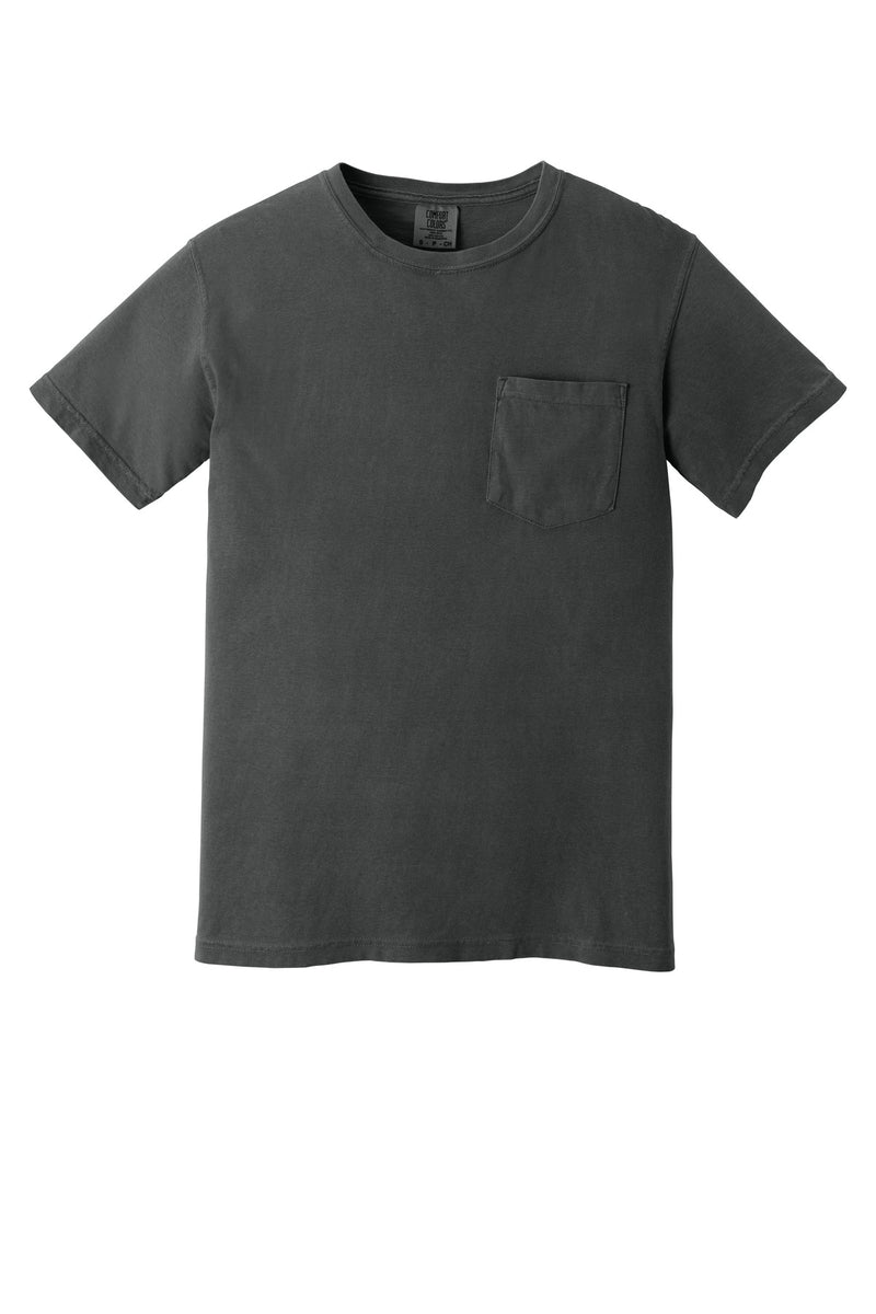 COMFORT COLORS  Heavyweight Ring Spun Pocket Tee - Graphite