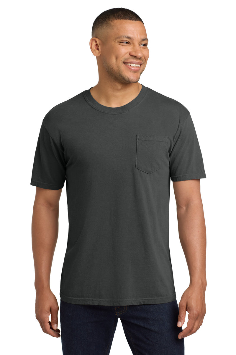 COMFORT COLORS  Heavyweight Ring Spun Pocket Tee - Graphite