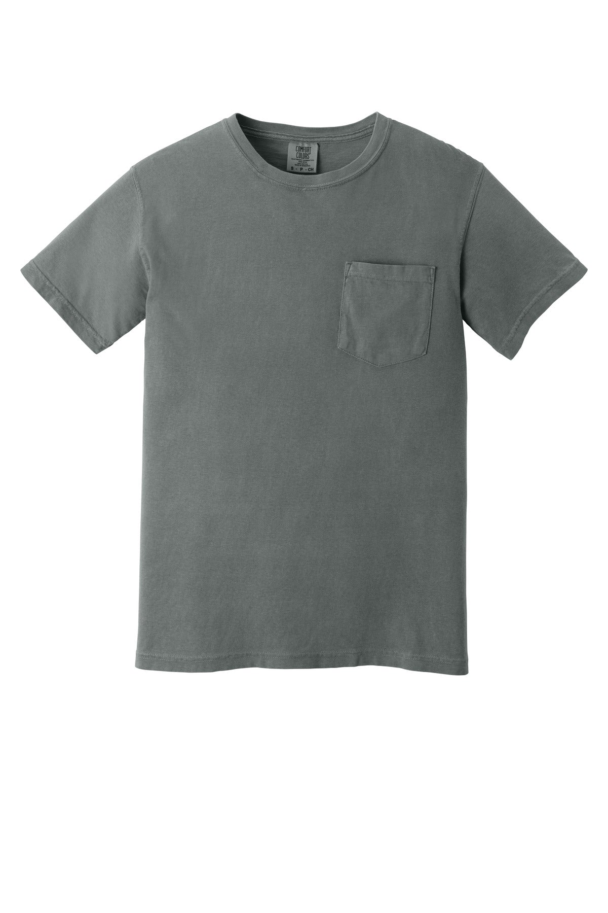 COMFORT COLORS  Heavyweight Ring Spun Pocket Tee - Grey