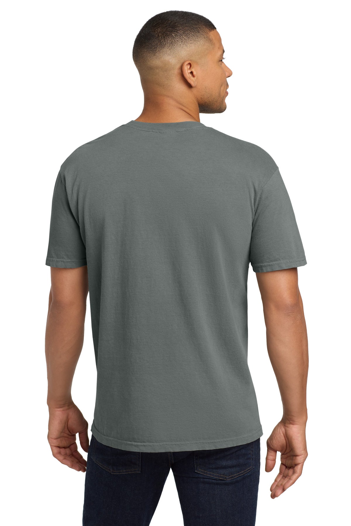 COMFORT COLORS  Heavyweight Ring Spun Pocket Tee - Grey