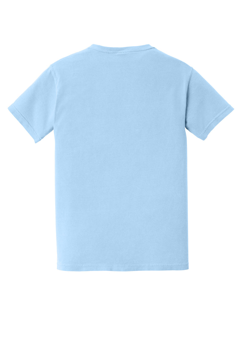 COMFORT COLORS  Heavyweight Ring Spun Pocket Tee - Hydrangea