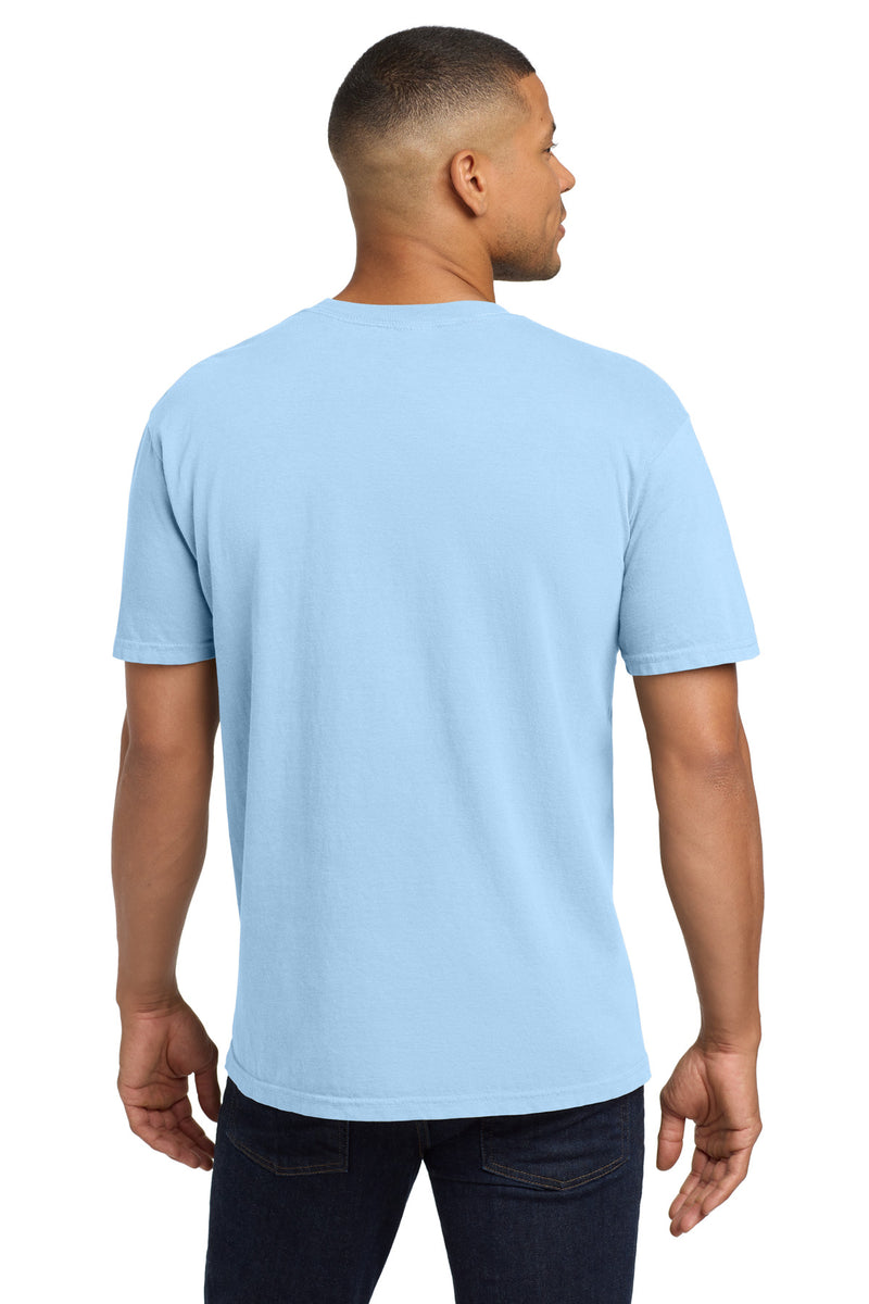 COMFORT COLORS  Heavyweight Ring Spun Pocket Tee - Hydrangea