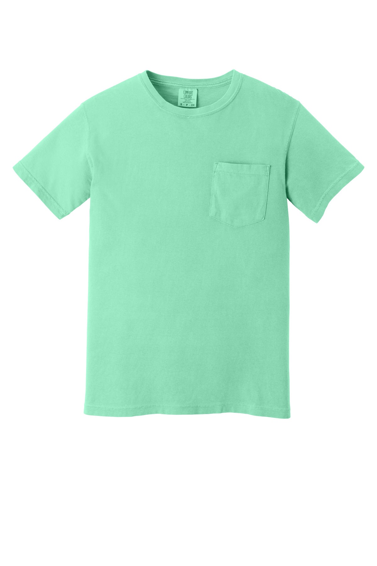 COMFORT COLORS  Heavyweight Ring Spun Pocket Tee - Island Reef