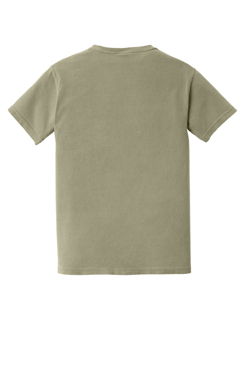 COMFORT COLORS  Heavyweight Ring Spun Pocket Tee - Khaki