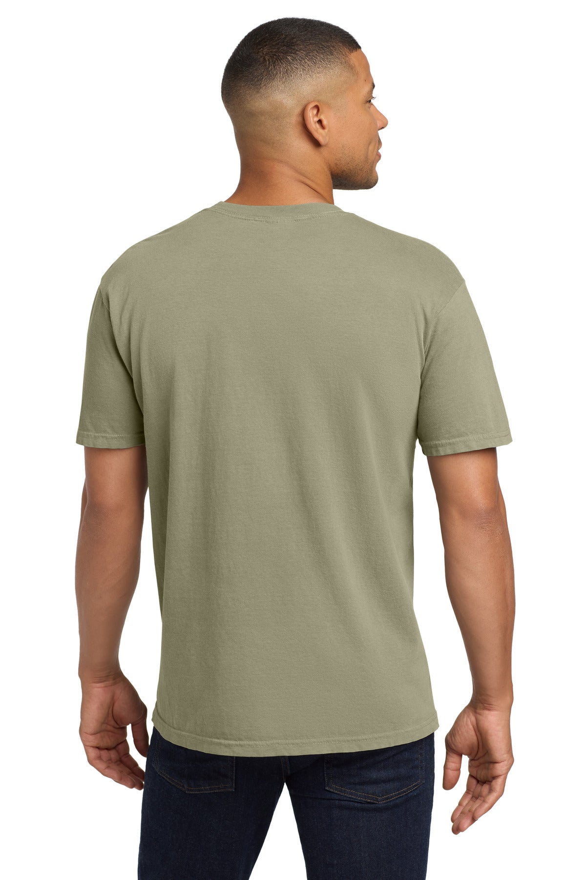 COMFORT COLORS  Heavyweight Ring Spun Pocket Tee - Khaki