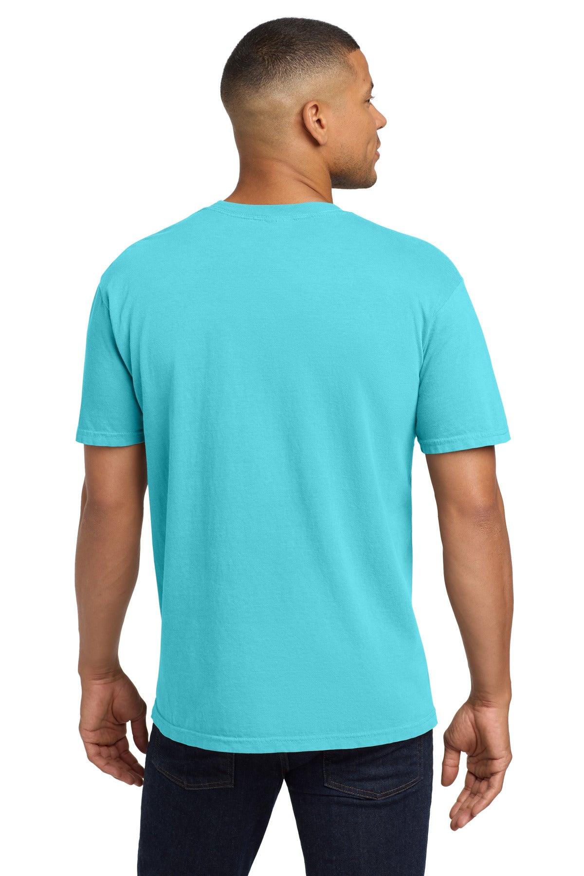 COMFORT COLORS  Heavyweight Ring Spun Pocket Tee - Lagoon