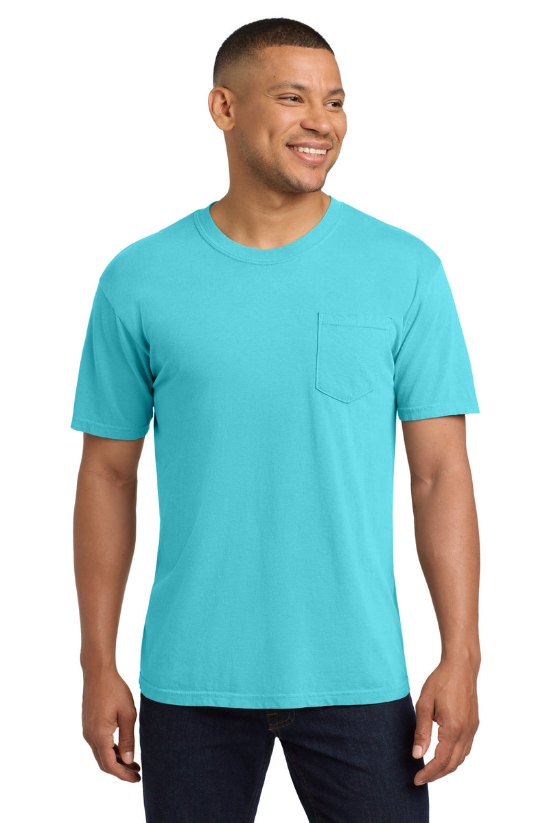 COMFORT COLORS  Heavyweight Ring Spun Pocket Tee - Lagoon