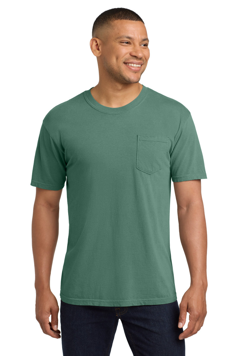 COMFORT COLORS  Heavyweight Ring Spun Pocket Tee - Light Green