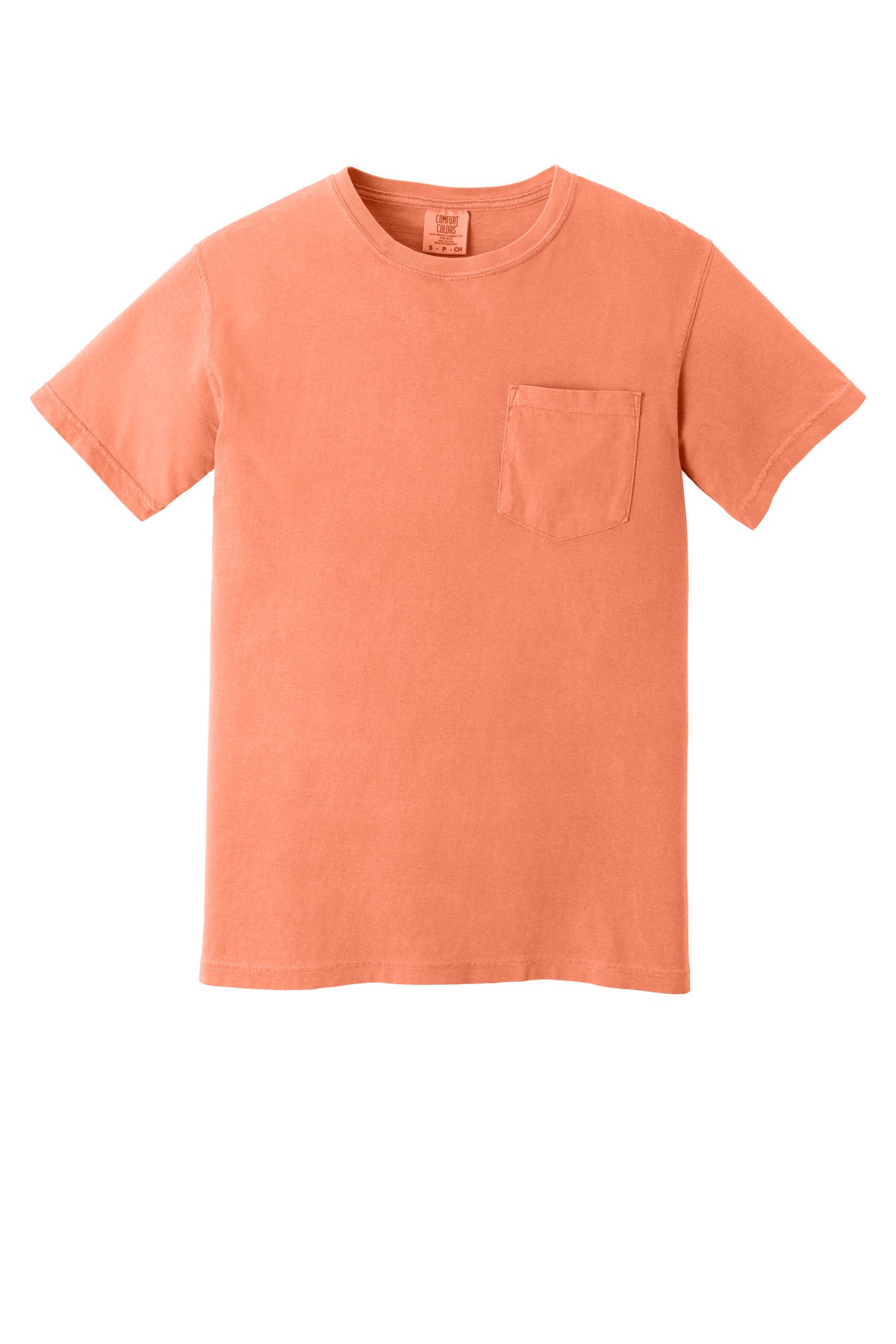 COMFORT COLORS  Heavyweight Ring Spun Pocket Tee - Melon